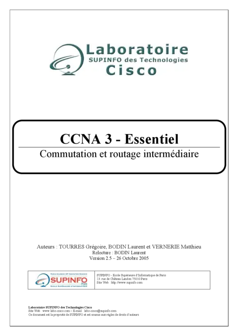 CCNA Module 3 - Maîtriser les réseaux LAN et VLAN