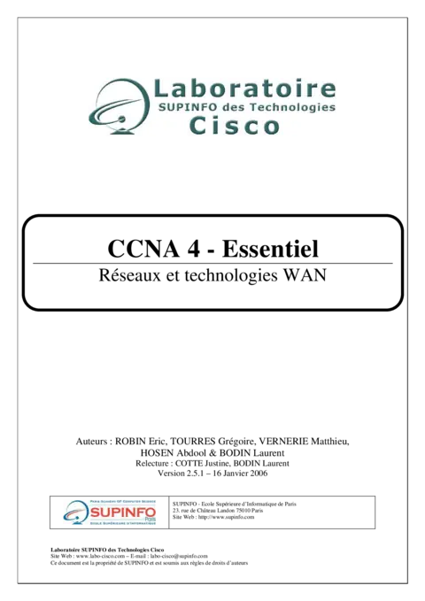 CCNA Module 4 - Maîtriser les réseaux LAN et VLAN