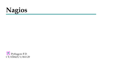 Nagios - Surveiller vos infrastructures efficacement