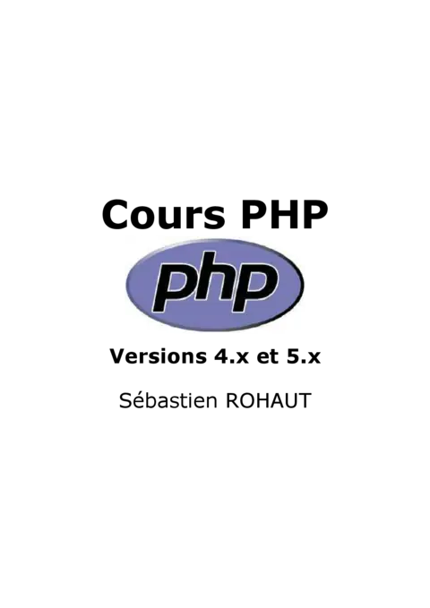 PHP - Maîtriser les bases de la programmation web