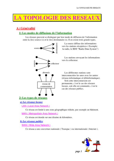 Topologie des réseaux - Comprendre les architectures réseau