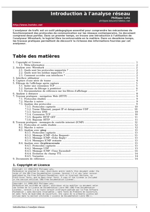 Analyse réseau - Maîtriser les protocoles et la sécurité
