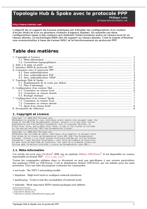 Protocole PPP - Maîtriser la connexion point à point