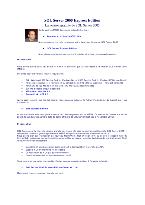 SQL Server 2005 Express - Maîtriser les bases de données