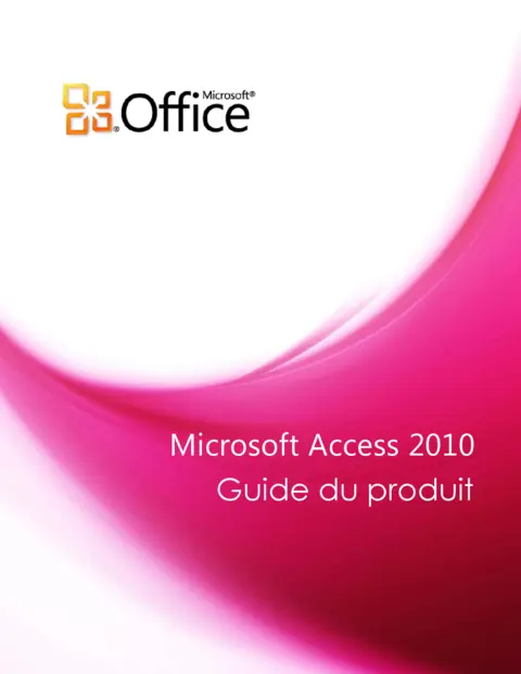 Microsoft Access 2010 - Guide complet pour débutants