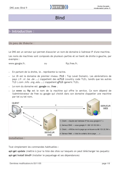 DNS avec Bind9 sous Linux - Maîtriser la configuration serveur