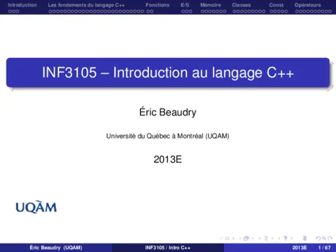 Introduction au C++ - Apprendre les bases de la programmation