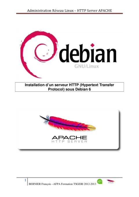 Installation serveur HTTP - Guide pratique sous Debian
