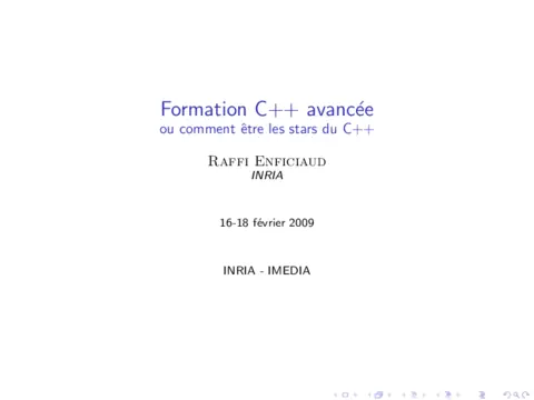 Formation C++ avancée - Maîtriser les techniques expertes