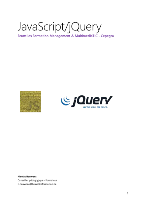 JavaScript et jQuery - Maîtrisez les bases du développement web