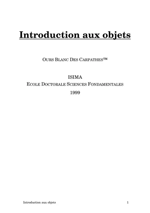 Programmation orientée objet - Maîtriser les concepts clés