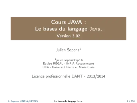 Java - Maîtriser les bases du langage de programmation