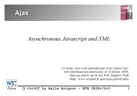 Ajax - Maîtriser les requêtes asynchrones en JavaScript
