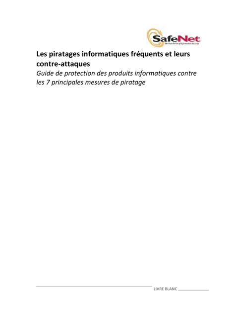 Piratages informatiques - Prévenir les cyberattaques courantes