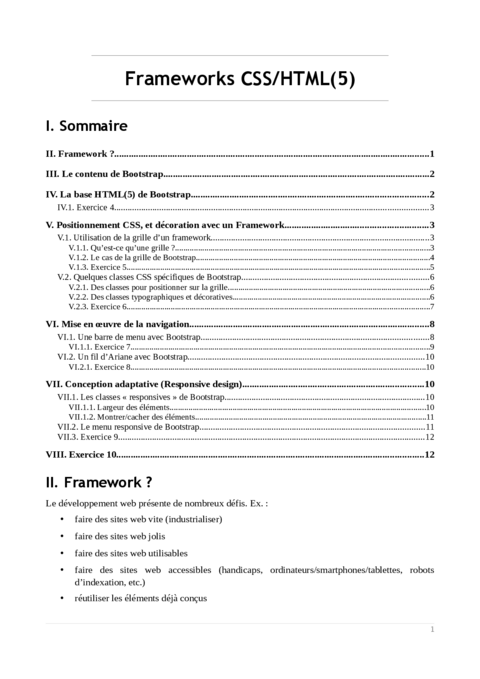 Bootstrap - Maîtriser les frameworks CSS/HTML
