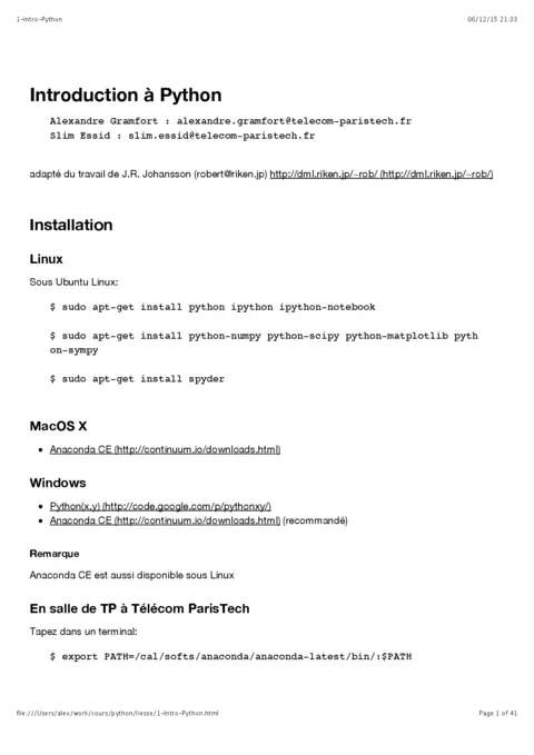 Python - Apprendre les bases de la programmation