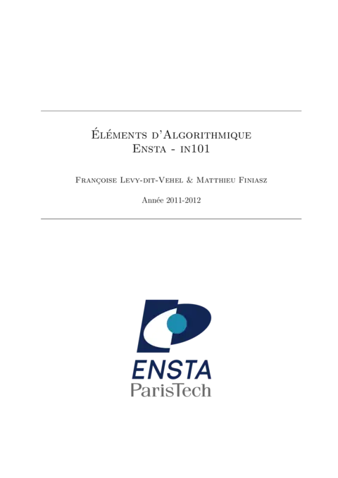 Éléments d’algorithmique - Maîtriser les bases des algorithmes