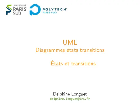UML : États et transitions - Maîtriser les diagrammes