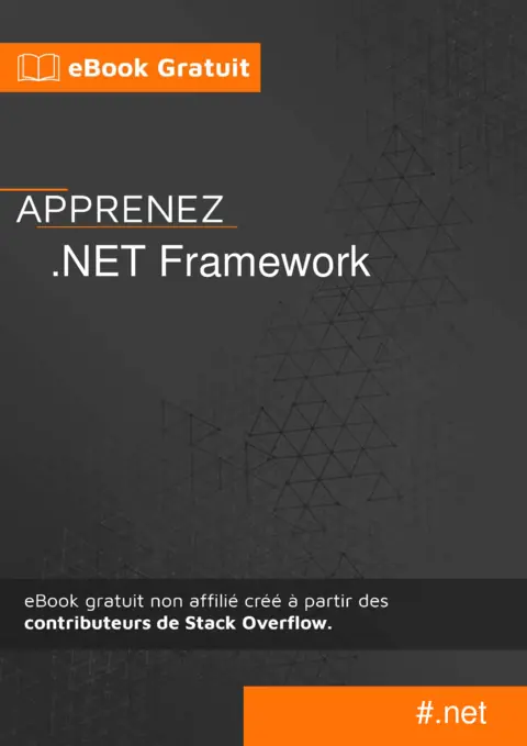 .NET Framework : Cours PDF Gratuit à Télécharger