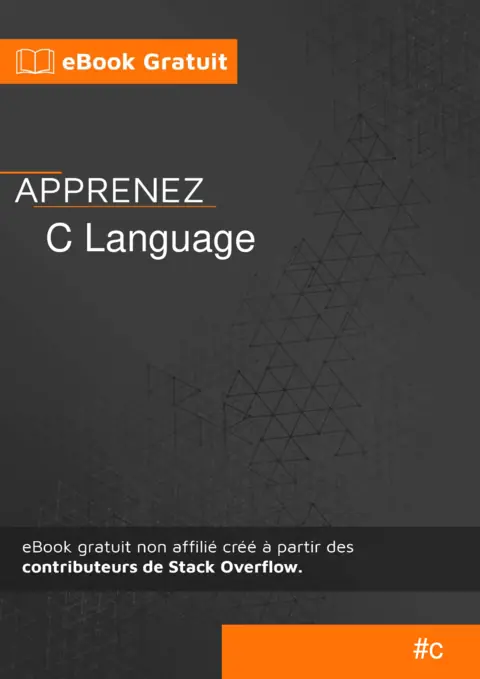 Apprendre le Langage C : Cours PDF Gratuit