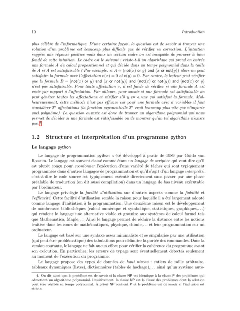 Informatique 1 CPGE : Cours PDF Gratuit Python