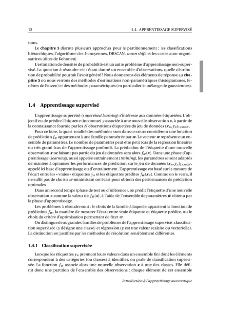 Apprentissage Automatique : Cours & PDF Gratuit