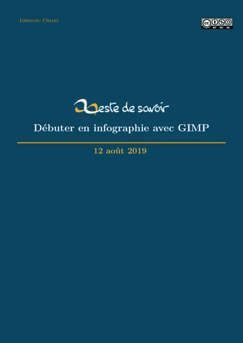 Cours GIMP PDF Gratuit : Débuter en Infographie