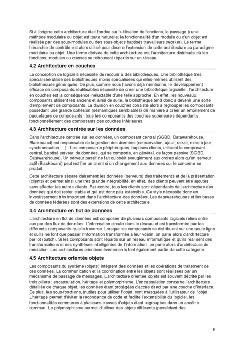 Architecture Logicielle : Cours PDF Gratuit