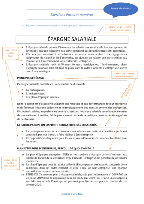 Exercices Microsoft Word PDF avec Corrigés