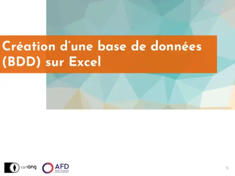 Analyse de données Excel : Cours PDF gratuit
