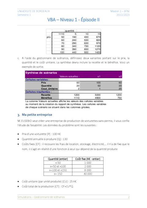 Cours VBA Excel PDF Gratuit : Initiation & Exercice