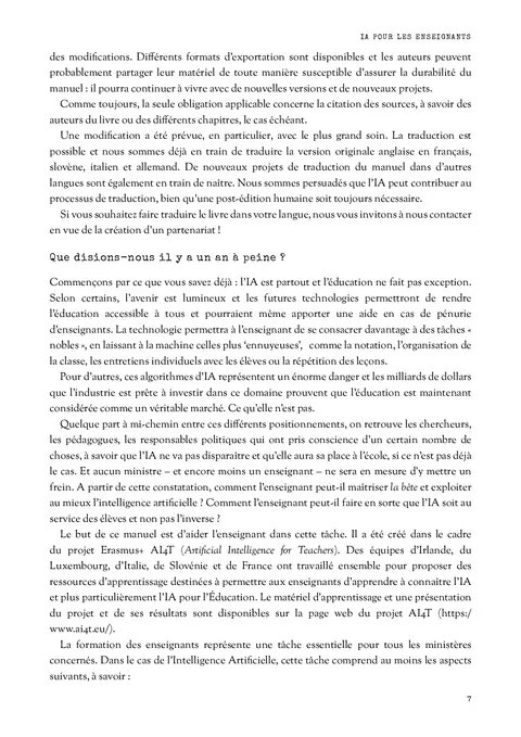 IA pour les enseignants : PDF gratuit à télécharger