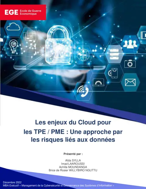 Cloud & risques données TPE/PME : PDF gratuit