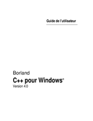 C++ sous windows