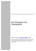 Introduction à la Cryptographie