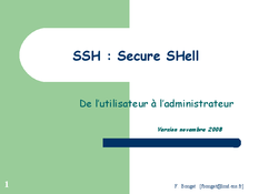 SSH - Secure SHell
