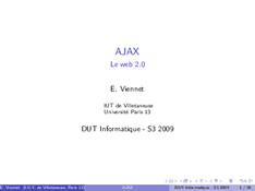 Ajax le web 2.0