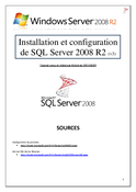 Installation de SQL Server 2008