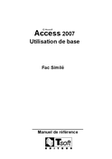 Access 2007 Utilisation de base