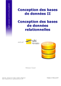 Conception des bases de données relationnelles