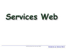 Services Web