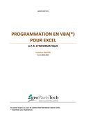 Programmation en VBA sous Excel
