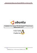 Installation d’un serveur FTP sous  Ubuntu