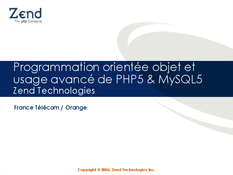 Usage avancé de PHP5 & MySQL5