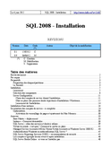 SQL 2008 - Installation