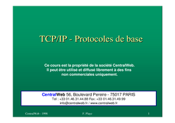 TCP/IP - Protocoles de base