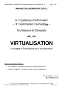 Concepts et Techniques de la Virtualisation