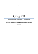 Spring MVC - installation et utilisation