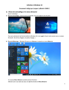 Initiation à Windows 10