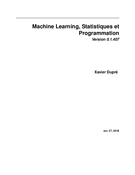 Machine Learning, Statistiques et Programmation